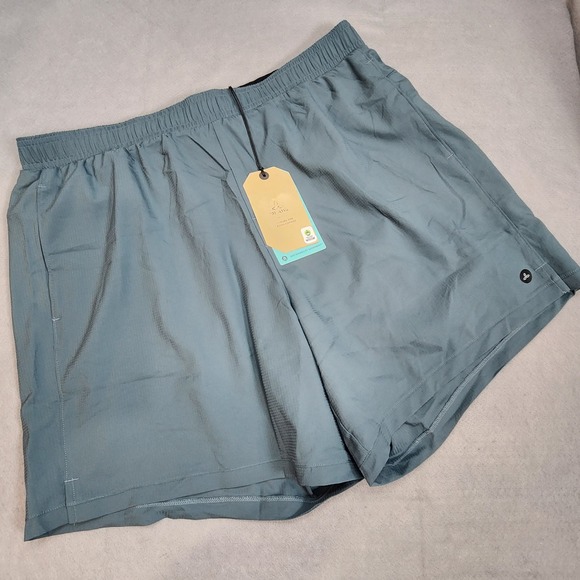 Prana Other - prAna‎ Peak To Pavement Lined Short Grey Blue Performance Mens XL 6in